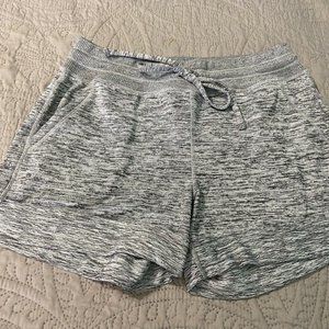 90 Degrees Womens Shorts Gray Black Athletic Large
